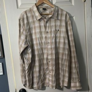 Oakley XL plaid button up long sleeve